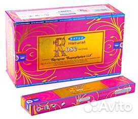 Благовония Satya Natural Rose 15 г
