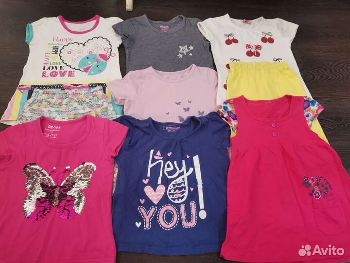 Пакет одежды на девочку 98-104