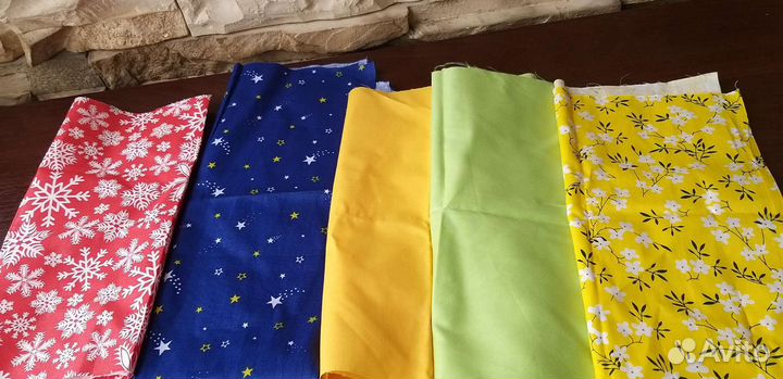 Наборы хлопковых отрезов ткани