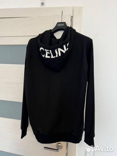 Зип худи celine чёрного цвета