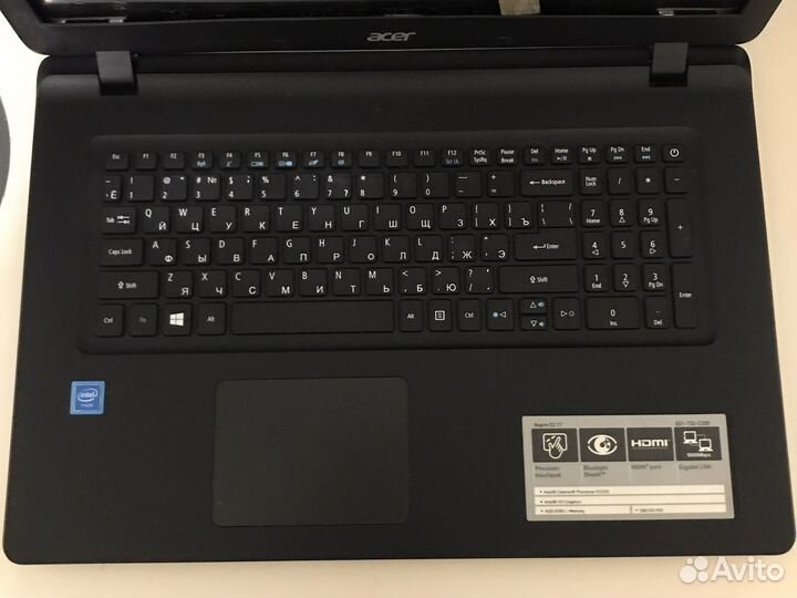 Ноутбук Acer ES1-732 в разборе