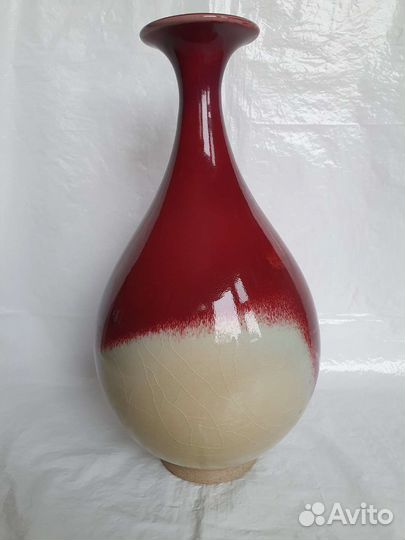 Ваза Бычья кровь Китай Клеймо