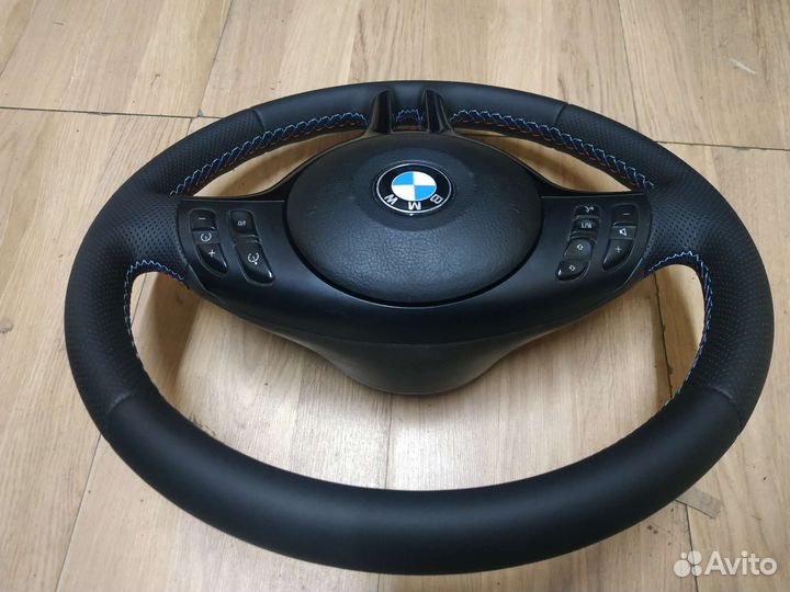 Руль бмв Е46 Е39 Е53 Sport с аэрбегом и кнопками