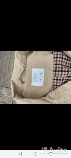 Плащ для девочки 140 zara