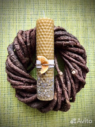 Свечи из вощины, восковые свечи