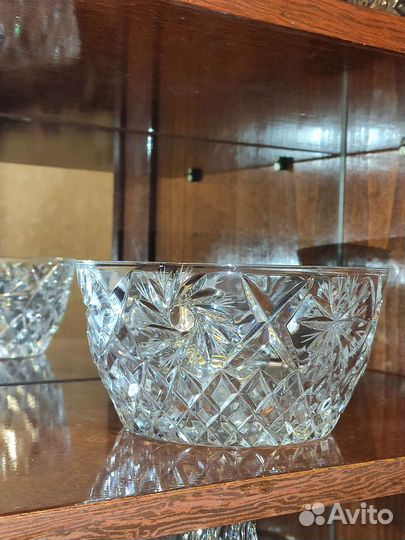 Ваза хрустальная конфетница