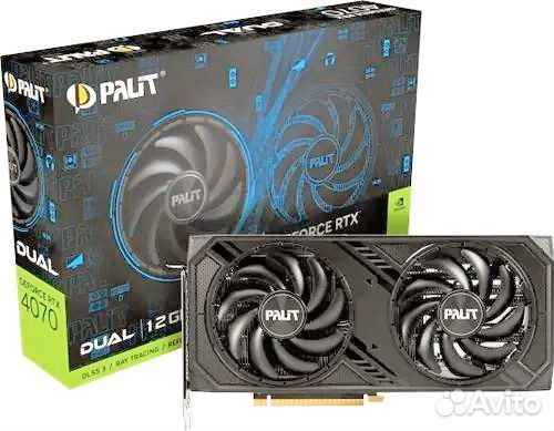 Видеокарта Palit GeForce RTX 4070 Dual