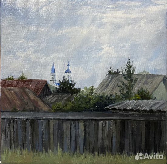 Картина маслом этюд