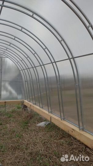 Теплица 3 на 6 усиленная оцинкованная