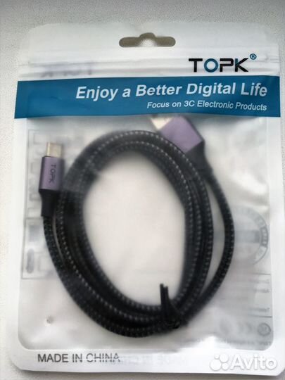 Micro USB кабель topk AN10