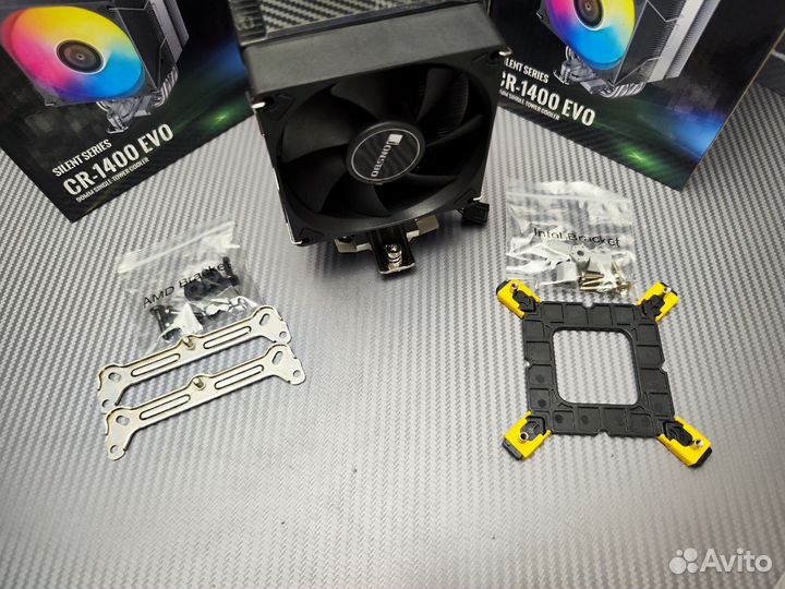 Кулер для процессора jonsbo CR-1400 EVO Black 180w