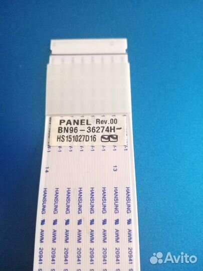 Шлейф lvds BN96-36274H REV. 00