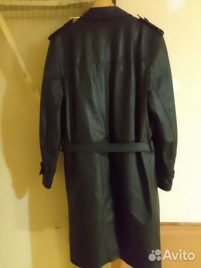 Кожаное пальто