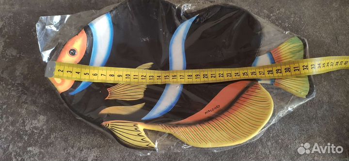 Блюдо из дерева, декоративное. Мальдивы