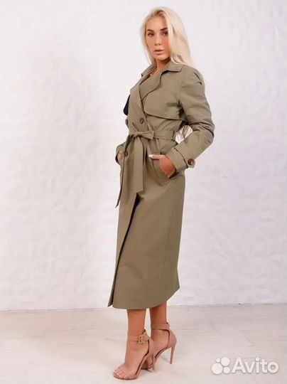 Тренчкот milania style новый 48 размер