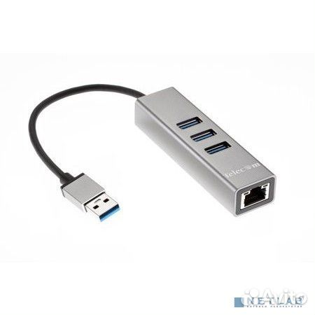Telecom Переходник USB 3.0 -RJ-45 1000Mbps +3 USB3