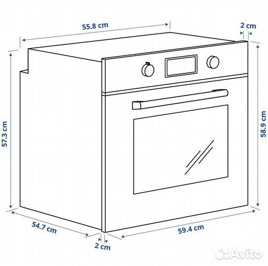 Духовой шкаф смаксак IKEA