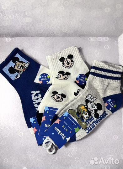 Детские носки с микки