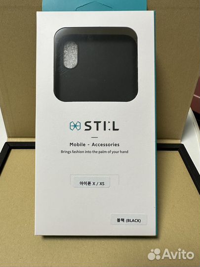 Чехол на iPhone XS, зашитное стекло