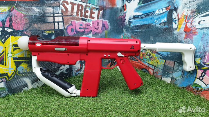 Автомат PS Move Sharp Shooter красный для PS3