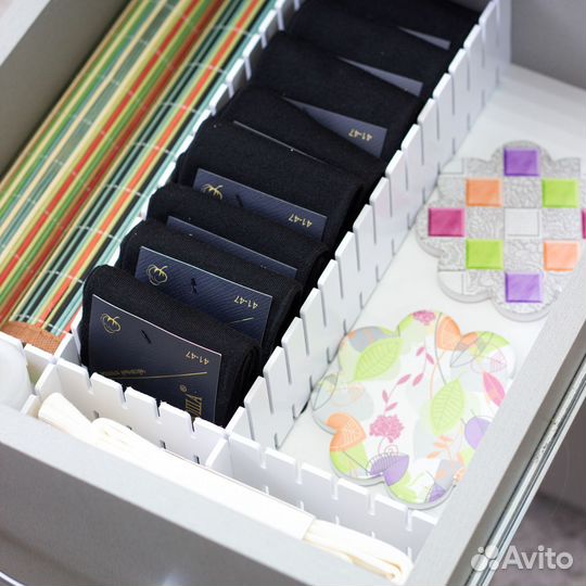 Разделители для ящиков Комплект 2 шт. Размер разде