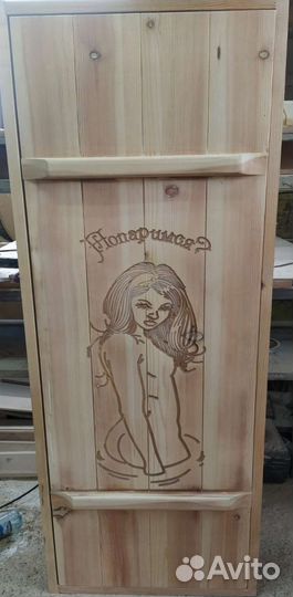 Дверь банная деревянная