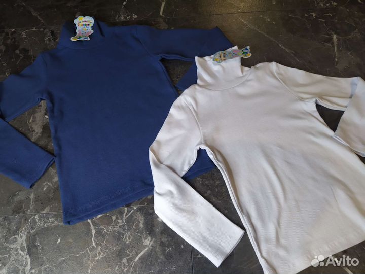 Водолазки новые 6-12 лет