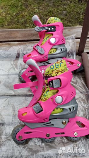 Роликовые коньки детские раздвижные 26-29 размер
