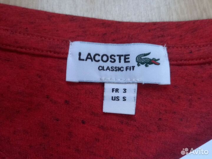 Футболка мужская новая Lacoste