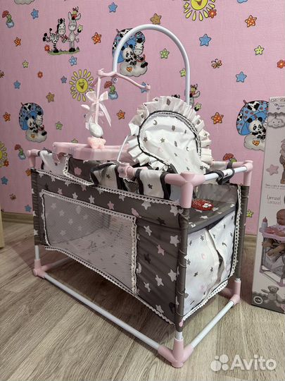 Игрушка кроватка для кукол