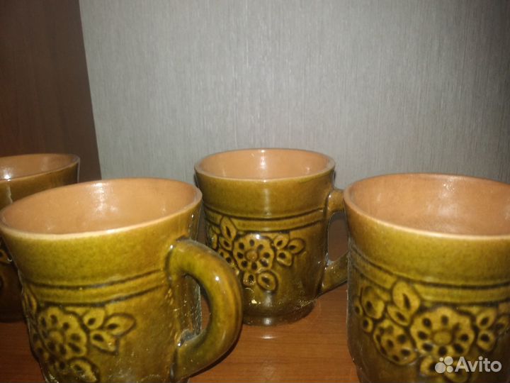 Керамика обливная чашки СССР