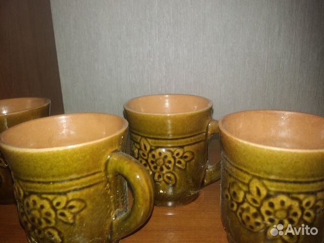 Керамика обливная чашки СССР