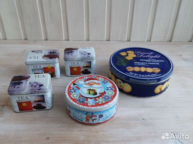 Жестяные банки коробки для чая и сыпучих продуктов купить в Москве ...