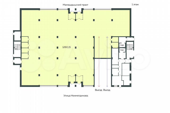 Свободного назначения, 1267.62 м²
