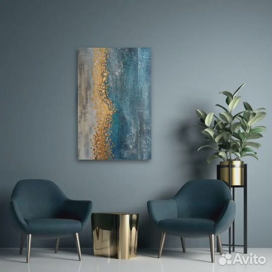 Фактурная картина абстракция