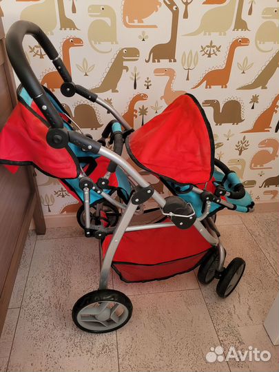 Коляска для двойни (кукол)