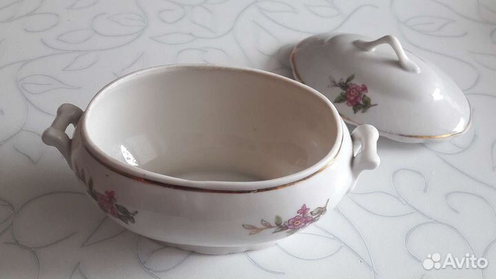Соусница фарфор Городница СССР 1955 г