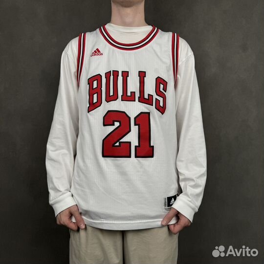 Джерси Adidas NBA Chicago Bulls Jimmy Butler T-Shi