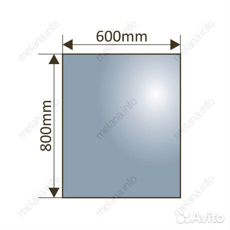 Зеркало Melana mln-led005 Хром