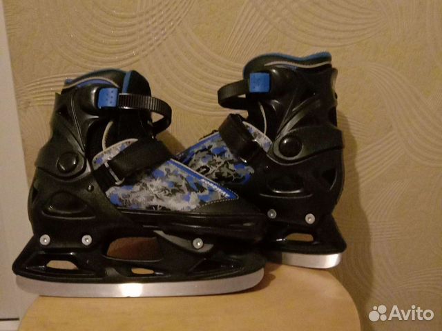 Коньки хоккейные детские,раздвигающиеся,nordway, в