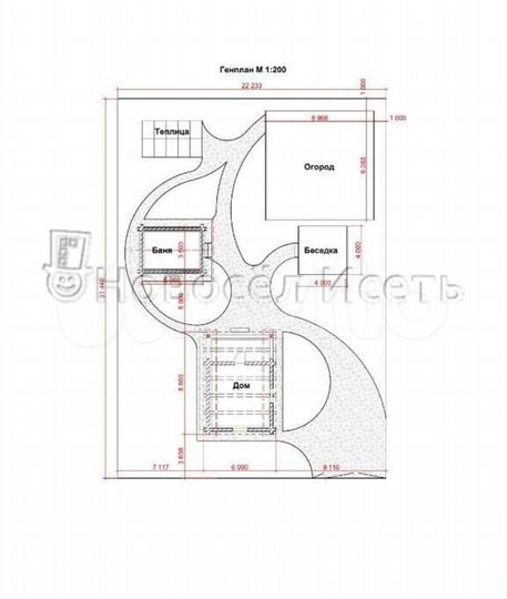 Дом 70 м² на участке 6 сот.