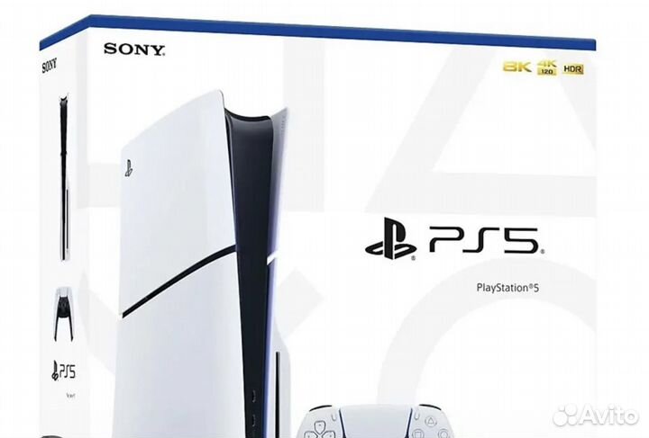 Sony playstation 5 ps5 с дисководом 2 джойстика
