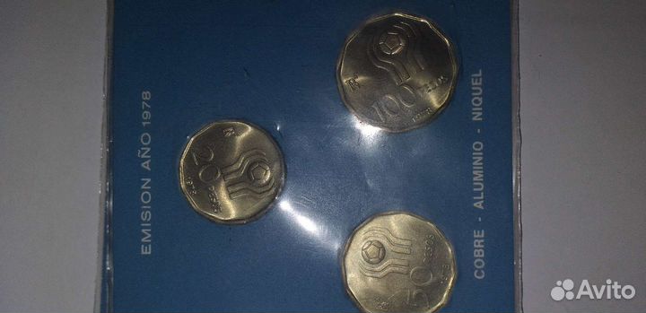 Памятные манеты чемпионата мира Аргентина 78