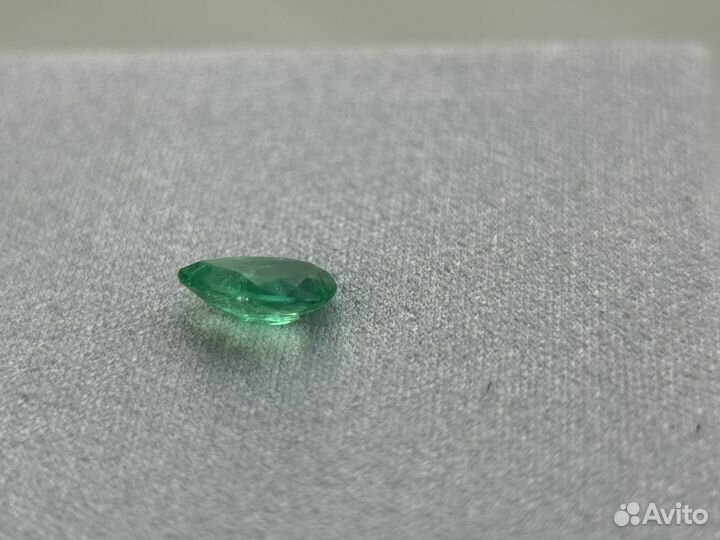 Изумруд природный в огранке груша 1,12ct