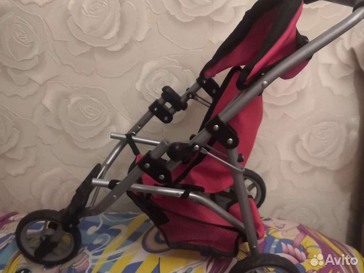 Игрушечная детская коляска для куклы