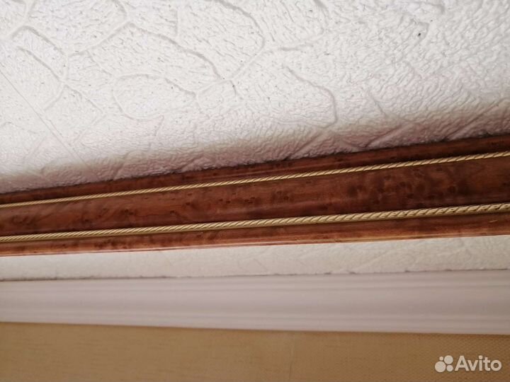 Карниз потолочный алюминиевый двухрядный