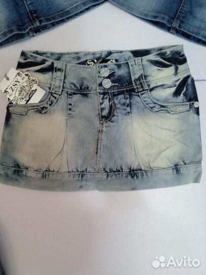 Юбка джинсовая