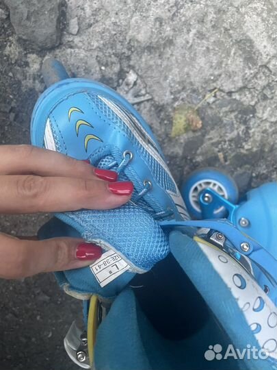 Роликовые коньки раздвижные 35-39