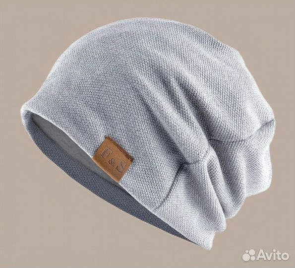 Шапка бини демисезон унисекс