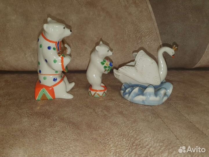 Фарфоровые статуэтки. Времен СССР. оригинал. Клейм